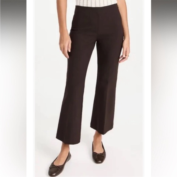 Theory Brown Kick Flare Pants - Picture 1 of 7